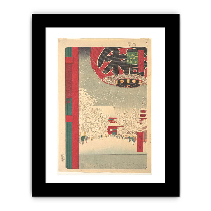 Kinryūsan Temple at Asakusa, from the series "One Hundred Famous Views of Edo