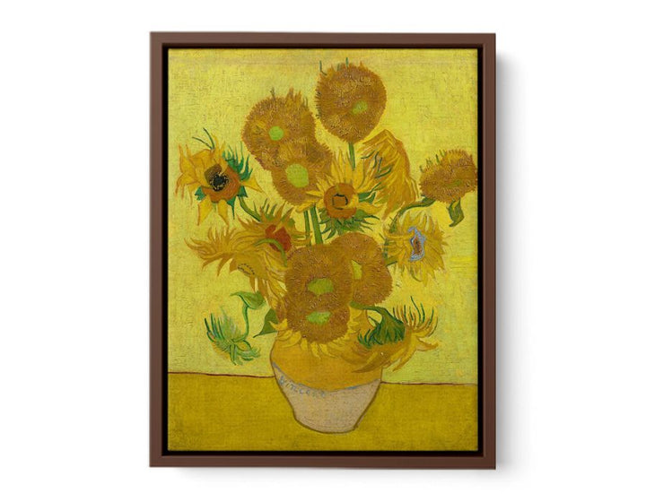 Vase Of Sunflowers Painting By Van Gogh