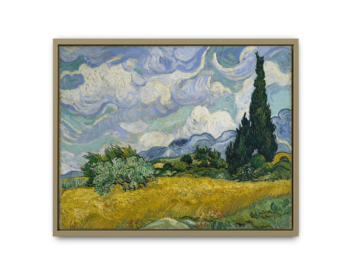 Wheat Field With Cypresses By Van Gogh