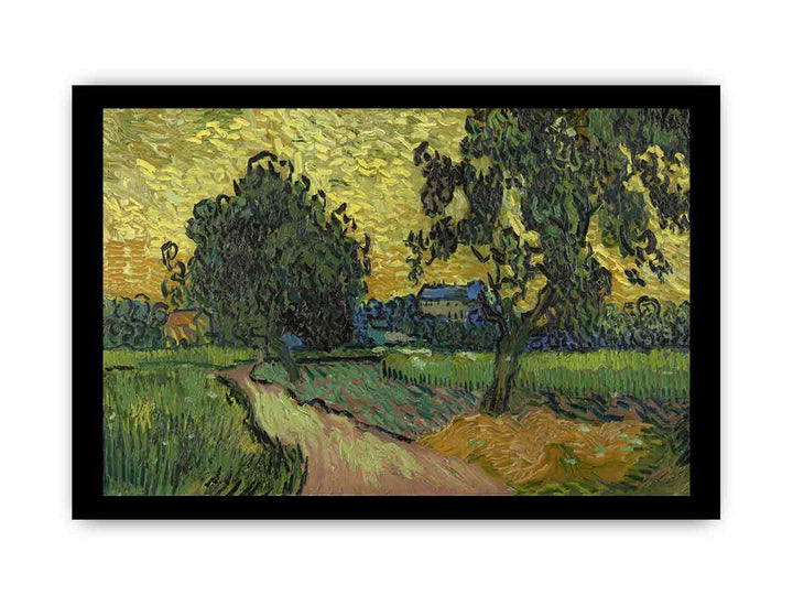 Landscape At Twilight By Van Gogh