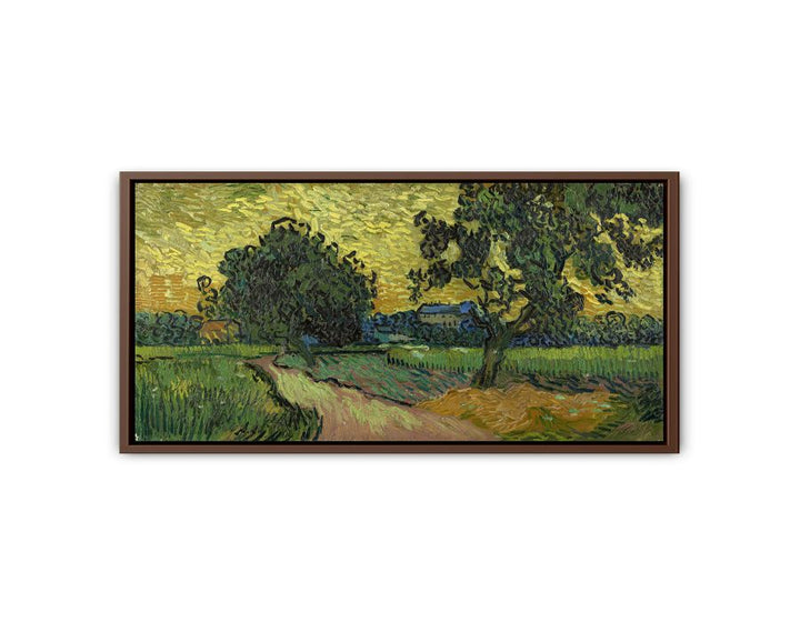 Landscape At Twilight By Van Gogh