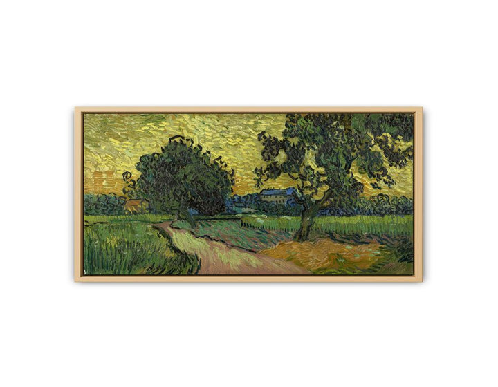 Landscape At Twilight By Van Gogh