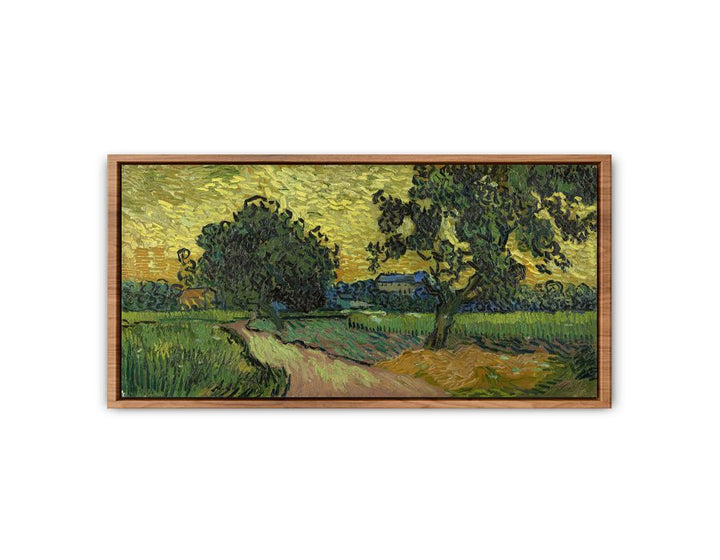 Landscape At Twilight By Van Gogh