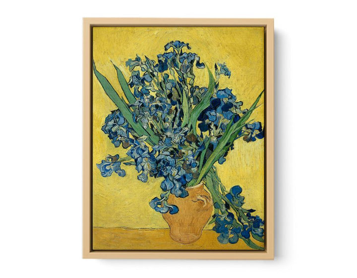 Vase Of Irises By Van Gogh