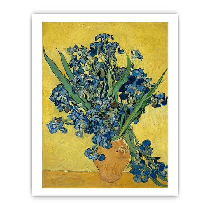 Vase Of Irises By Van Gogh