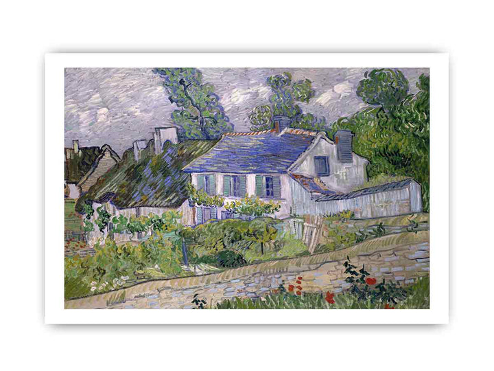 Houses At Auvers By Van Gogh