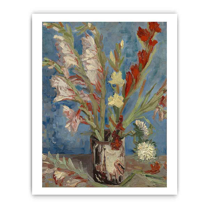 Vase Of Gladioli By Van Gogh