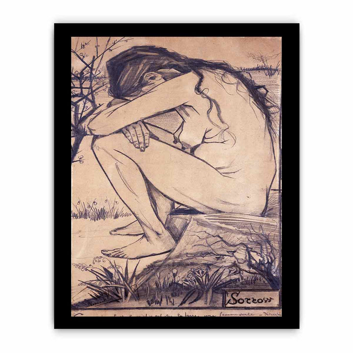 Sorrow Nude Painting by Van Gogh