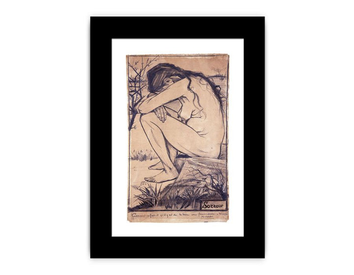 Sorrow Nude Painting by Van Gogh