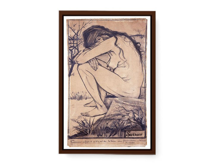 Sorrow Nude Painting by Van Gogh