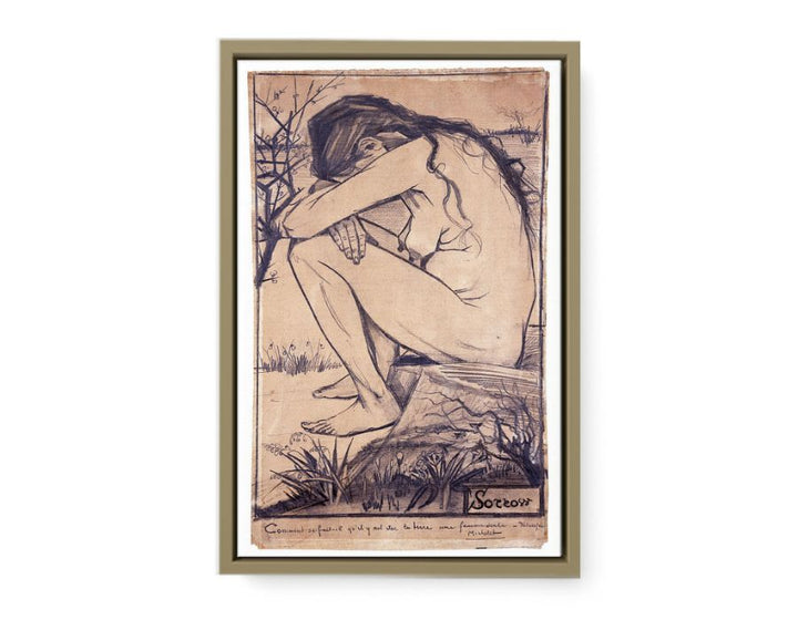 Sorrow Nude Painting by Van Gogh