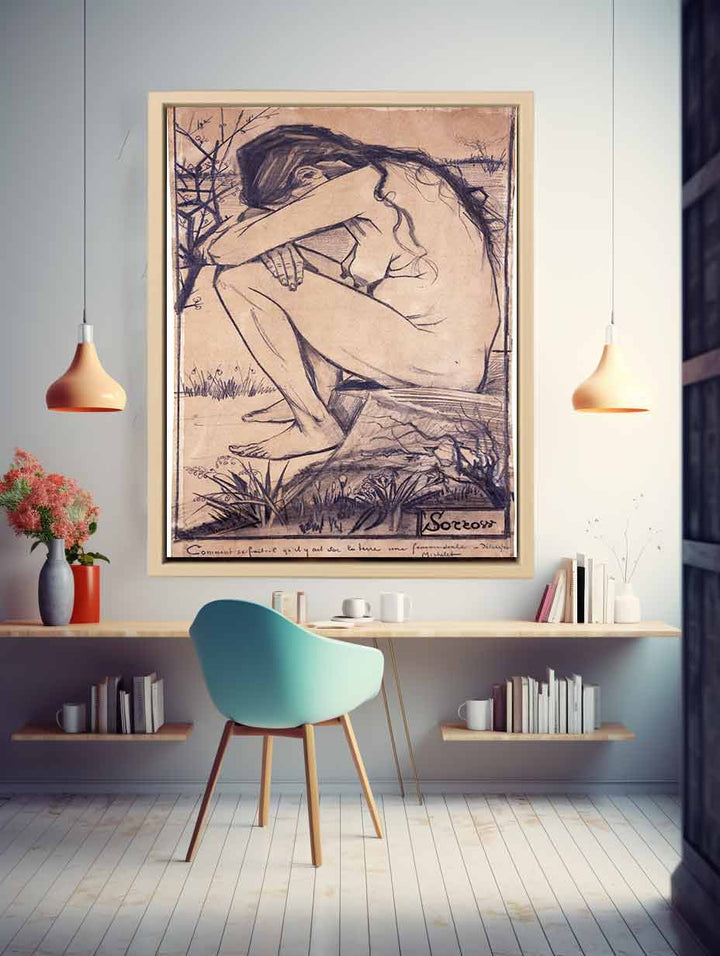 Sorrow Nude Painting by Van Gogh