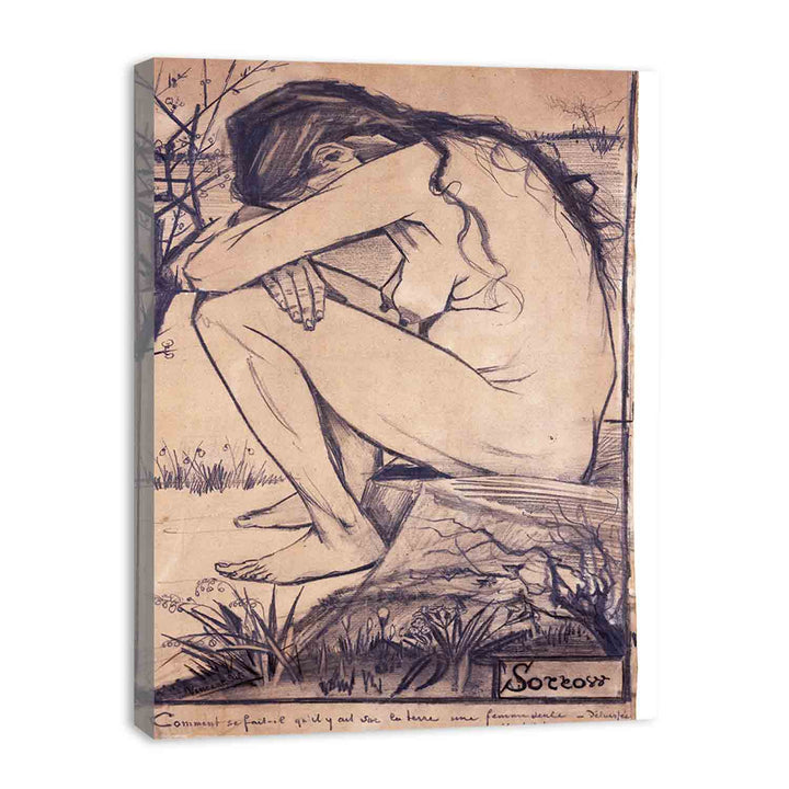 Sorrow Nude Painting by Van Gogh