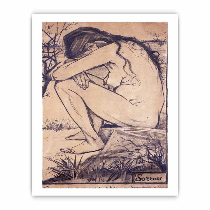 Sorrow Nude Painting by Van Gogh