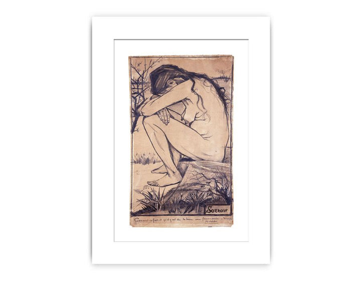 Sorrow Nude Painting by Van Gogh