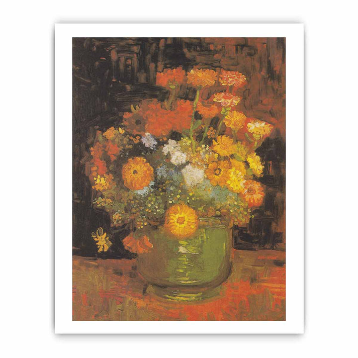 Flowers in vase by Van Gogh