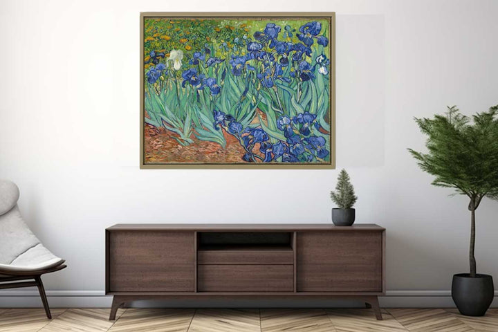 Irises By Van Gogh Painting