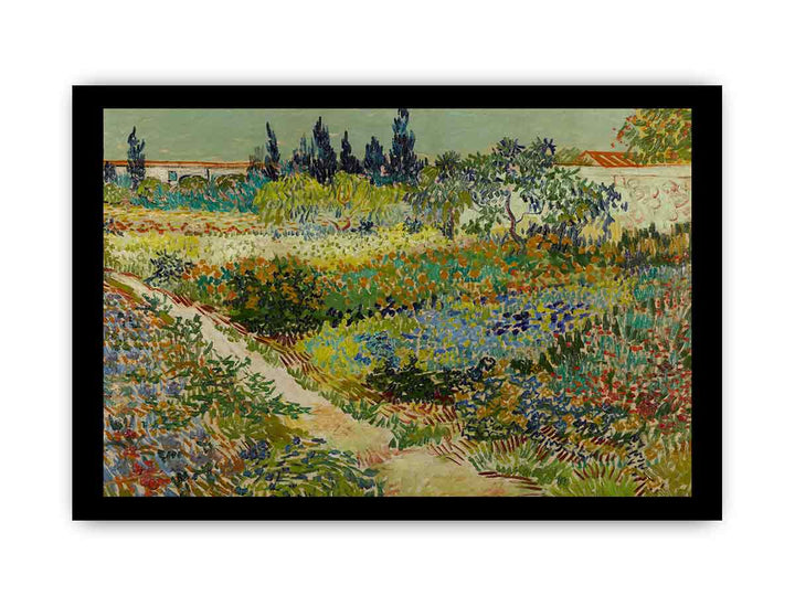 Garden At Arles By Van Gogh