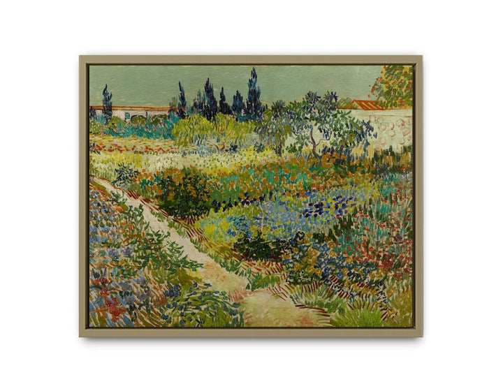 Garden At Arles By Van Gogh