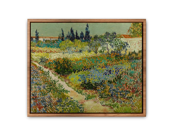 Garden At Arles By Van Gogh