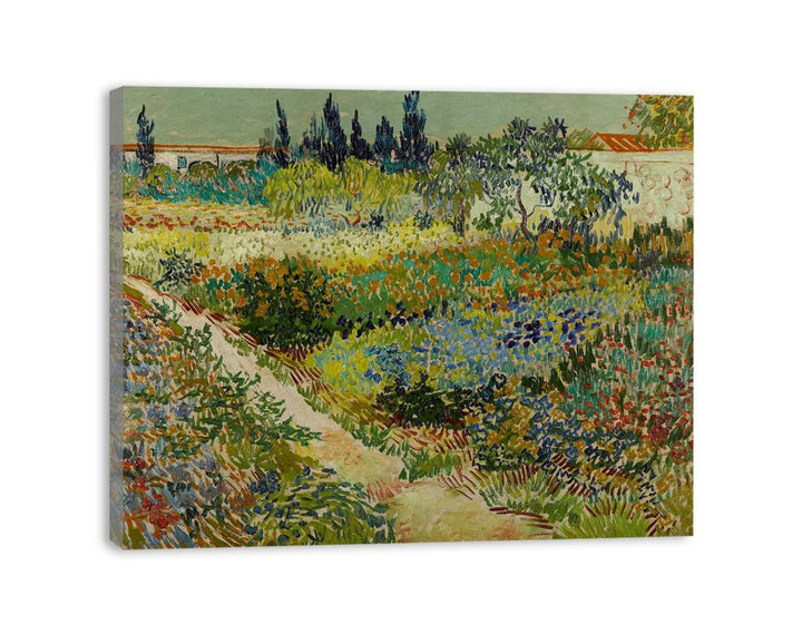 Garden At Arles By Van Gogh