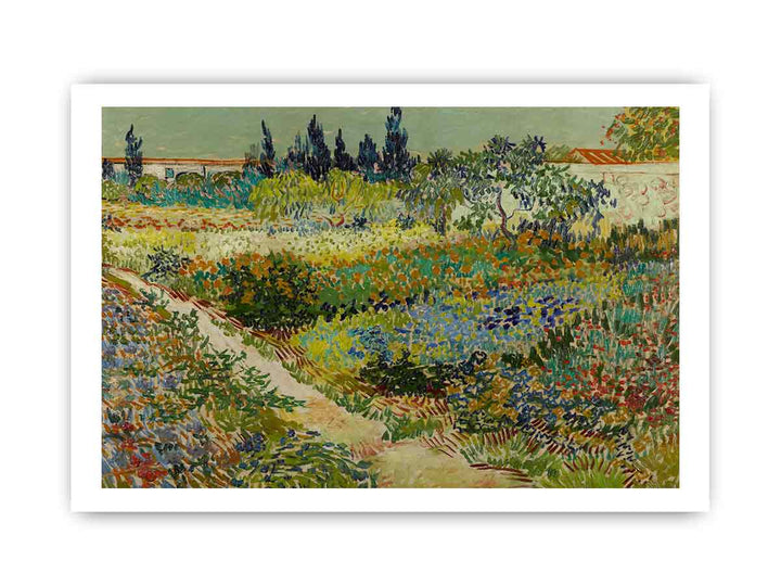 Garden At Arles By Van Gogh