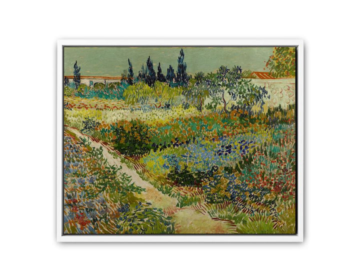 Garden At Arles By Van Gogh