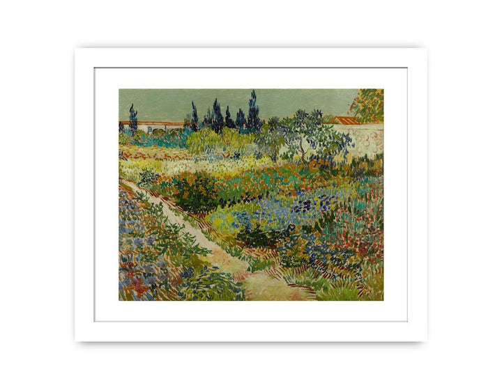 Garden At Arles By Van Gogh