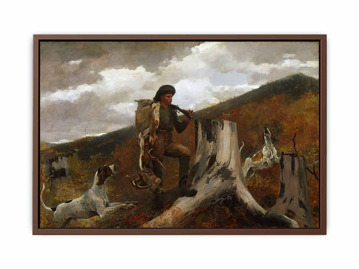 A huntsman and dogs