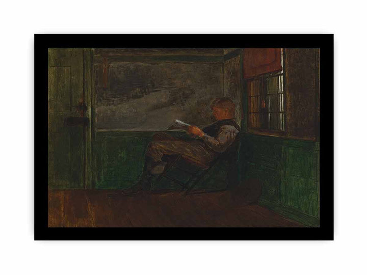 Young Man Reading