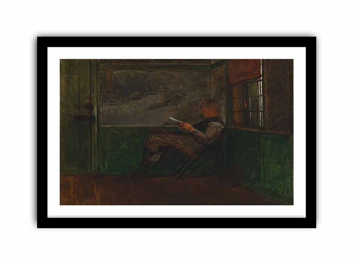 Young Man Reading