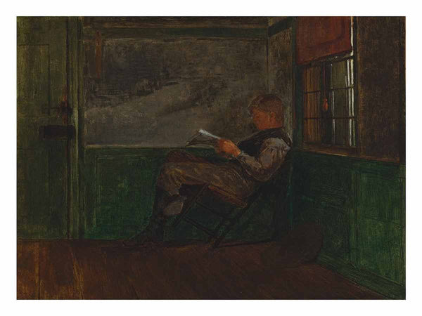 Young Man Reading