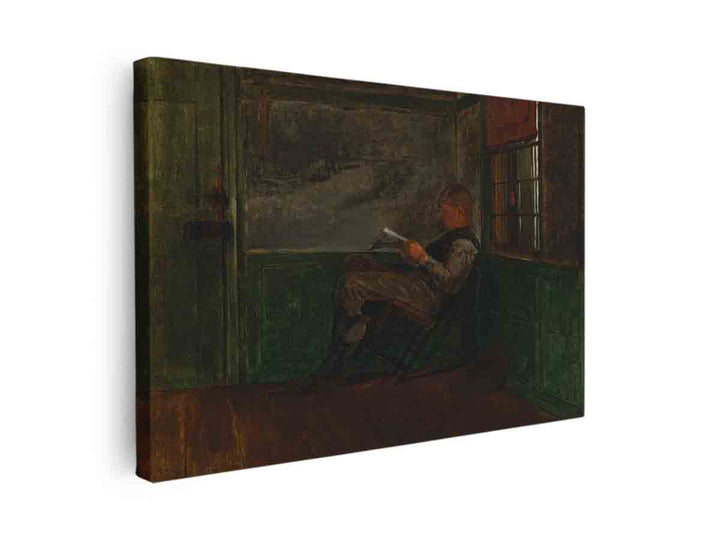 Young Man Reading