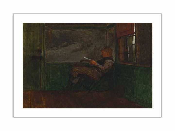 Young Man Reading