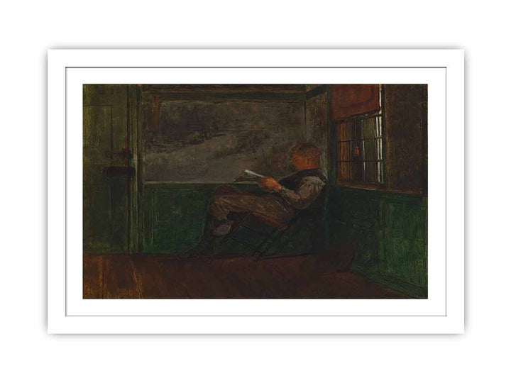 Young Man Reading