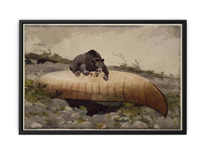 Bear and Canoe