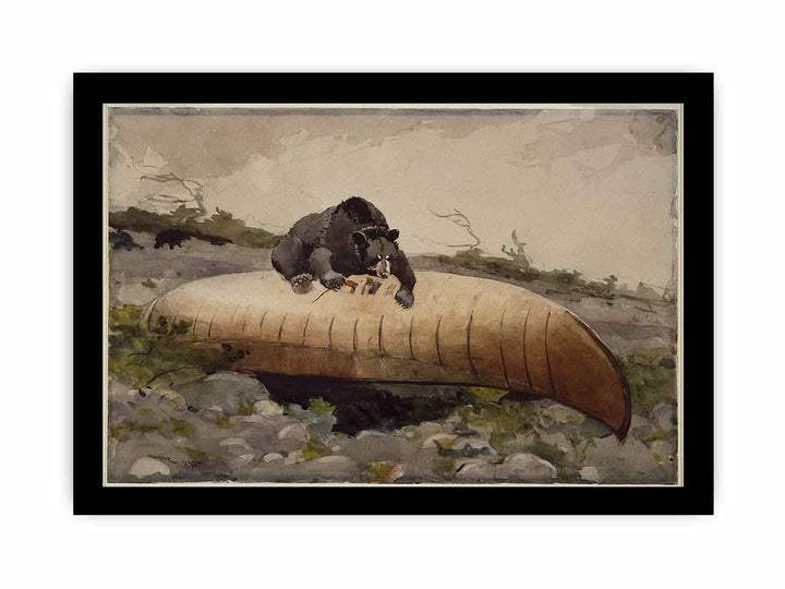 Bear and Canoe