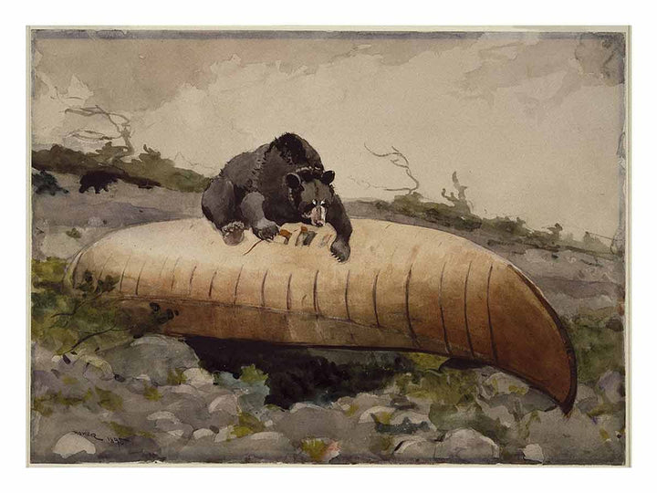 Bear and Canoe