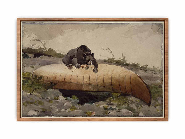 Bear and Canoe