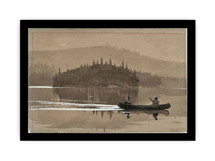 Two Men in a Canoe