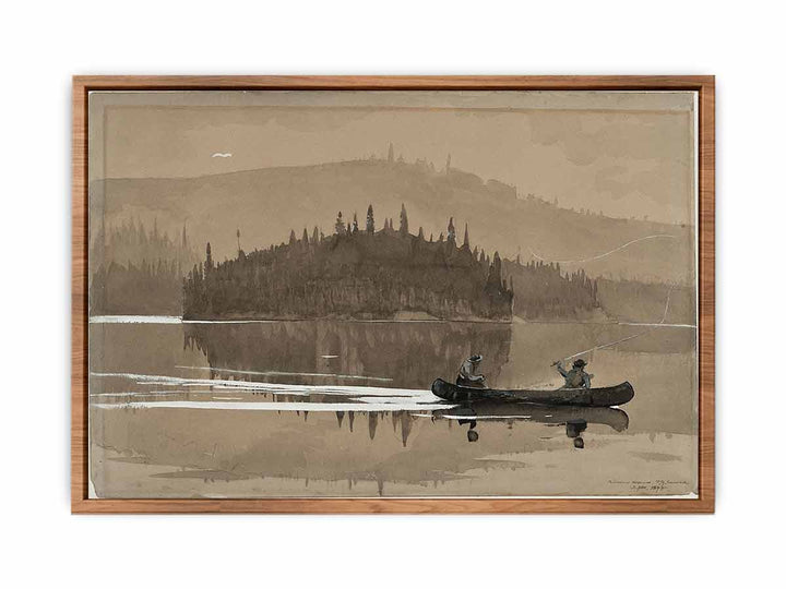 Two Men in a Canoe