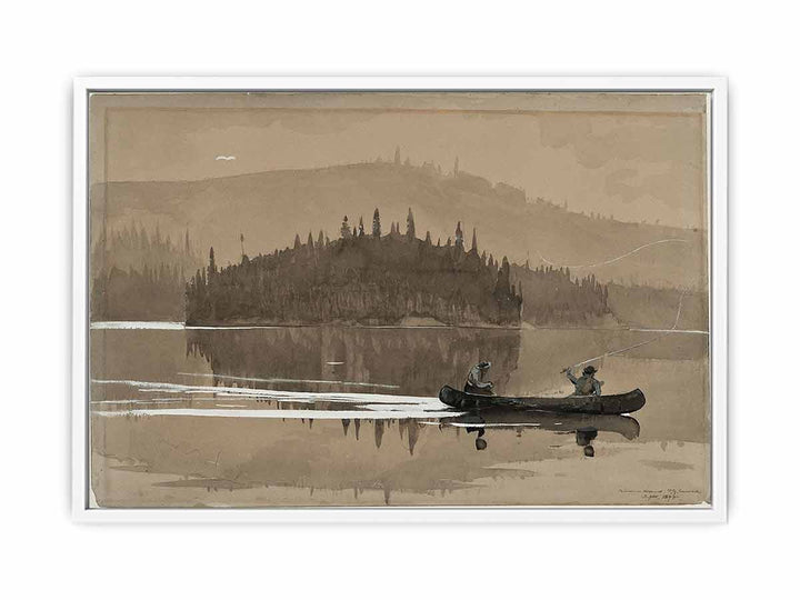 Two Men in a Canoe