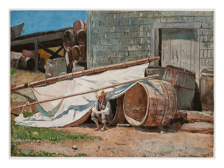 Boy in a Boatyard