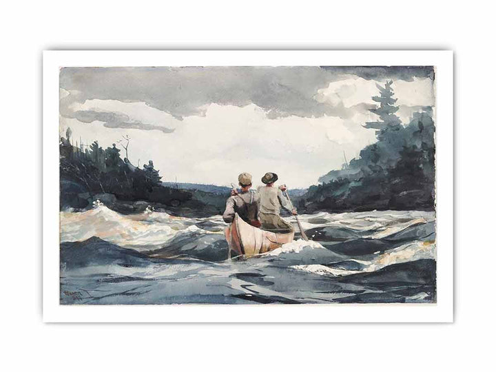 Canoe in Rapids