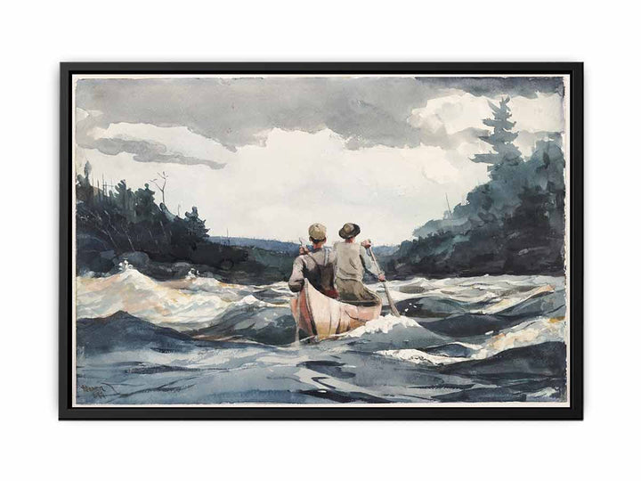 Canoe in Rapids
