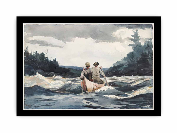 Canoe in Rapids