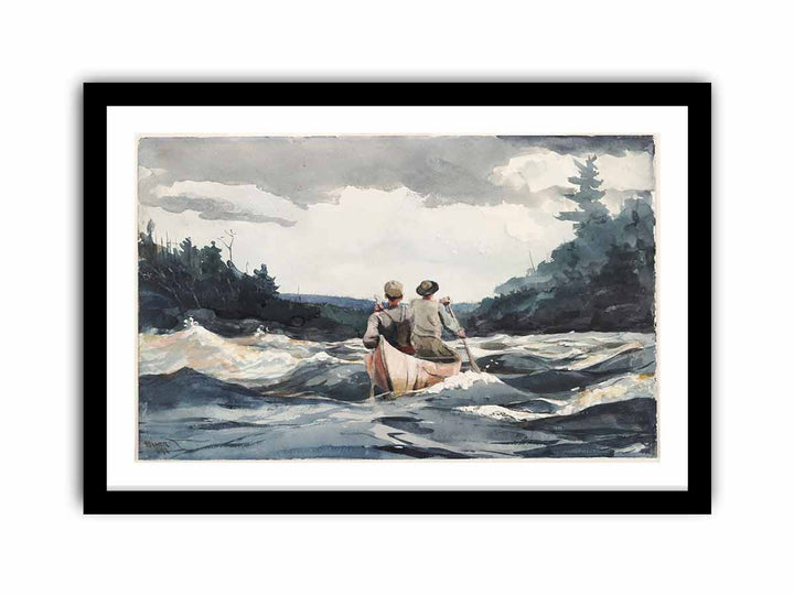 Canoe in Rapids