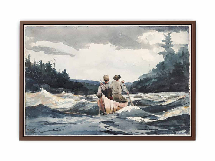 Canoe in Rapids