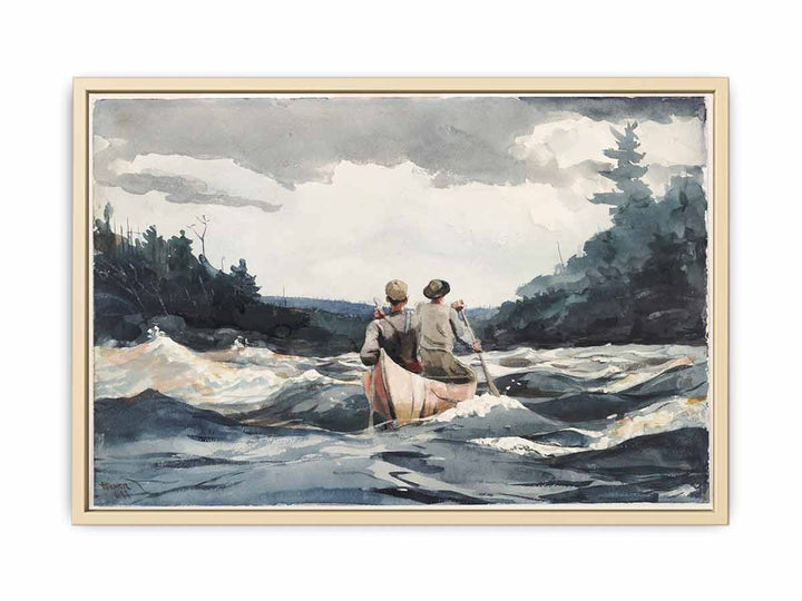 Canoe in Rapids