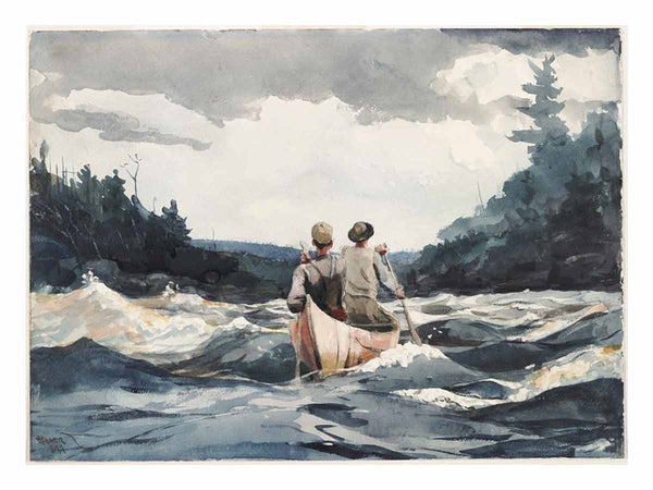 Canoe in Rapids